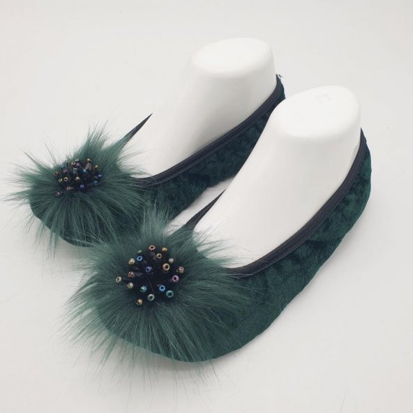 Taşlı Ev Babeti Ve Patik Yeşil Renk