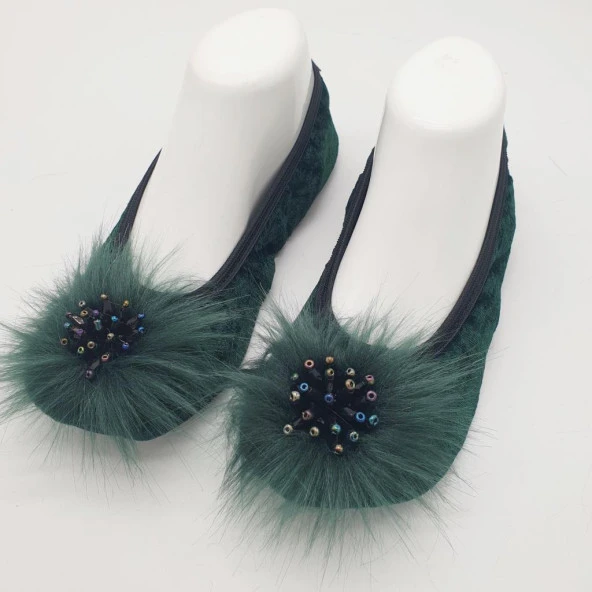 Taşlı Ev Babeti Ve Patik Yeşil Renk - 8