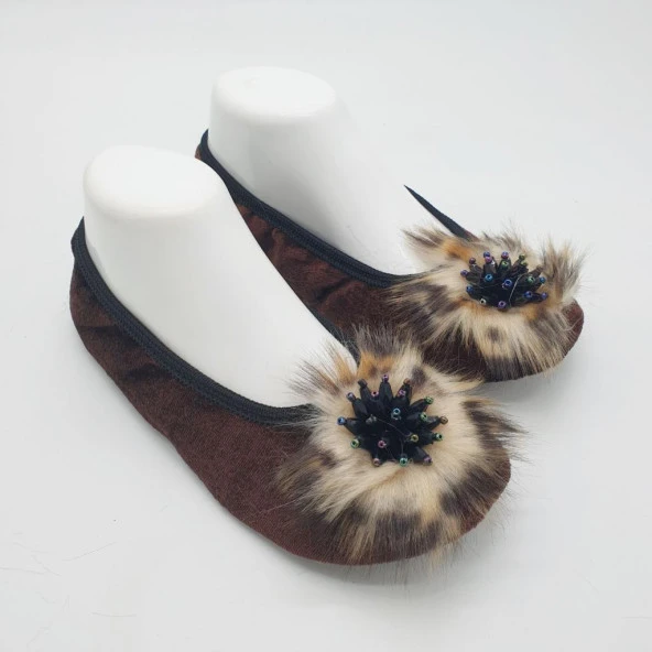 Taşlı Ev Babeti Ve Patik Kahve Renk - 11