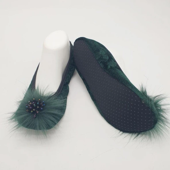 Taşlı Ev Babeti Ve Patik Yeşil Renk - 10