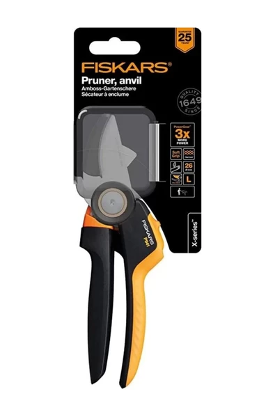 Fiskars X-Series P941 Anvil Budama Makası - 2