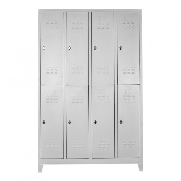 Jessan Ofis 8 li Soyunma Dolabı Gri