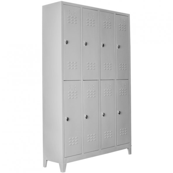 Jessan Ofis 8 li Soyunma Dolabı Gri - 2