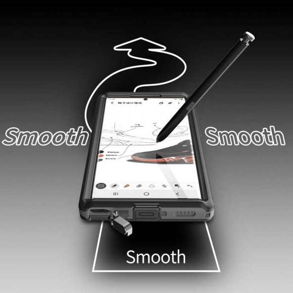 Samsung Galaxy S22 Ultra Kılıf Su Geçirmez Toz Korumalı Tam Koruma Kılıf - 7