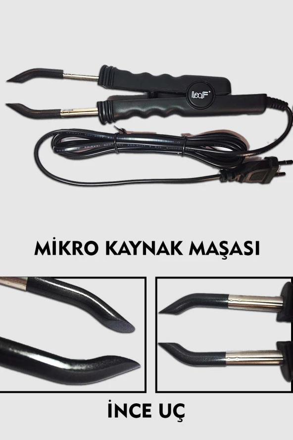 Loof Mikro Keratin Saç Kaynak Maşası – İnce Uçlu