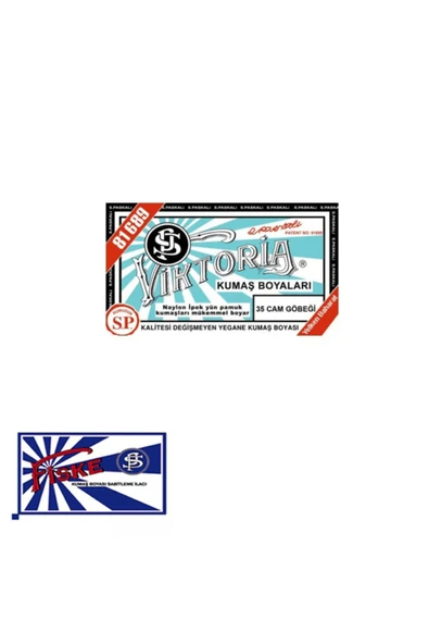 Viktoria Cam Göbeği 1pk + fiske Sabitleme 1pk Kumaş Boyası ürün görseli 1