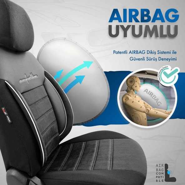 Otom Comfortline Design Premium Oto Koltuk Kılıfı - 3