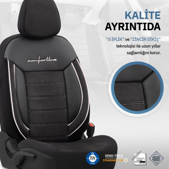 Otom Comfortline Design Premium Oto Koltuk Kılıfı - 5