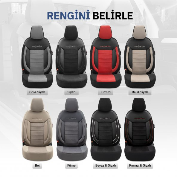 Otom Comfortline Design Premium Oto Koltuk Kılıfı - 10