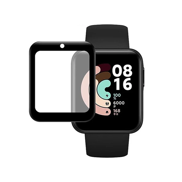 Xiaomi Mi Watch Lite 3D Full Kavisli PMMA Cam Ekran Koruyucu