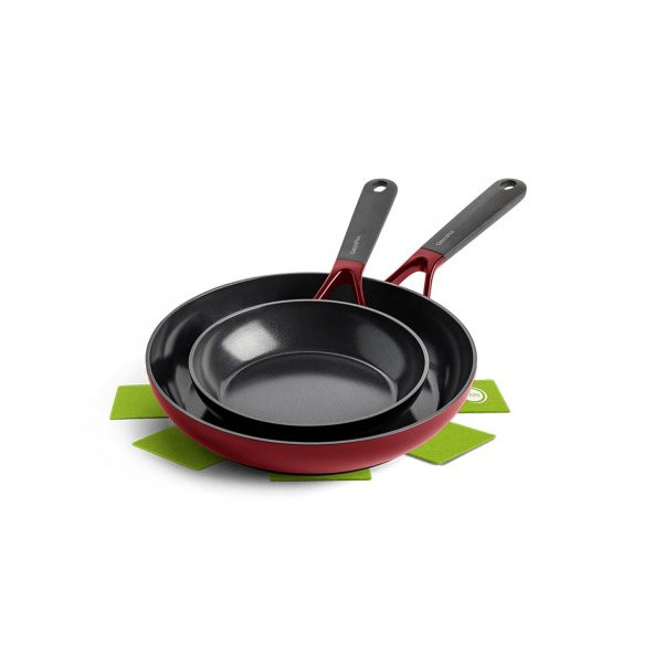 GreenPan Smartshape Kırmızı 2’li Tava Seti
