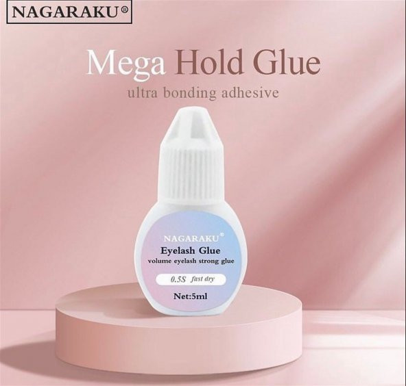 NAGARAKU MEGA HOLD İPEK KİRPİK YAPIŞTIRICI 5 ML - 1