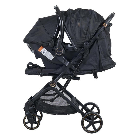 Prego Solo 2032 Travel Sistem Bebek Arabası Bej - 6