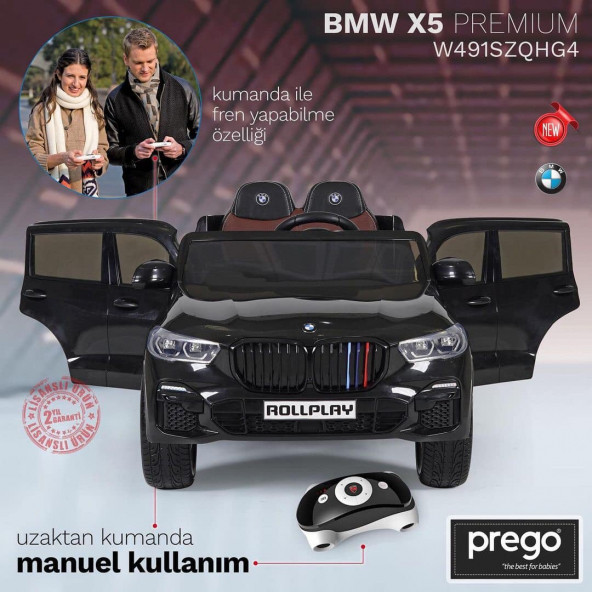 RollPlay Bmw X5 Premium 12V Akülü Araba / Siyah - 3