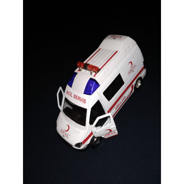 acıl servis ambulans metal oyuncak