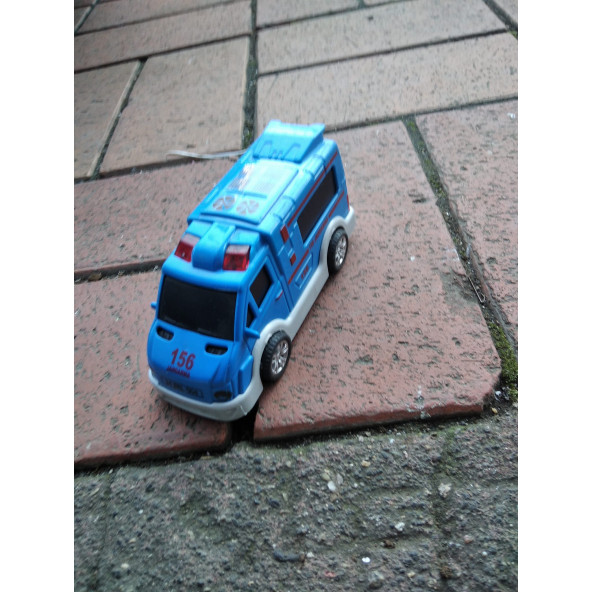 jandarma minibüs plastık oyuncak - 2