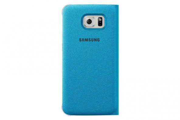 Samsung S6 Kartlıklı Kılıf Tekstil Mavi EF-WG920BLEGWW - 3