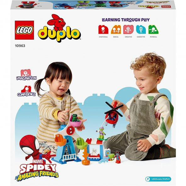 Orjinal Lego Duplo Spiderman Örümcek Adam ve Arkadaşları: Lunapark Macerası Lego Duplo 10963 - 6