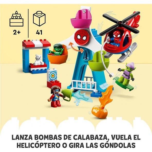 Orjinal Lego Duplo Spiderman Örümcek Adam ve Arkadaşları: Lunapark Macerası Lego Duplo 10963 - 3