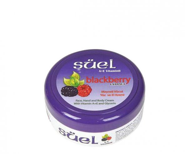 Süel Blackberry Böğürtlen Özlü El Yüz ve Vücut Kremi 120 Ml