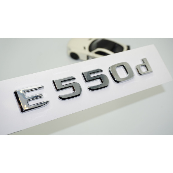DK Tuning E550d Bagaj Krom ABS 3M 3D Yazı Logo Benz İle Uyumlu