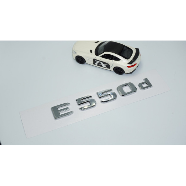 DK Tuning E550d Bagaj Krom ABS 3M 3D Yazı Logo Benz İle Uyumlu - 2