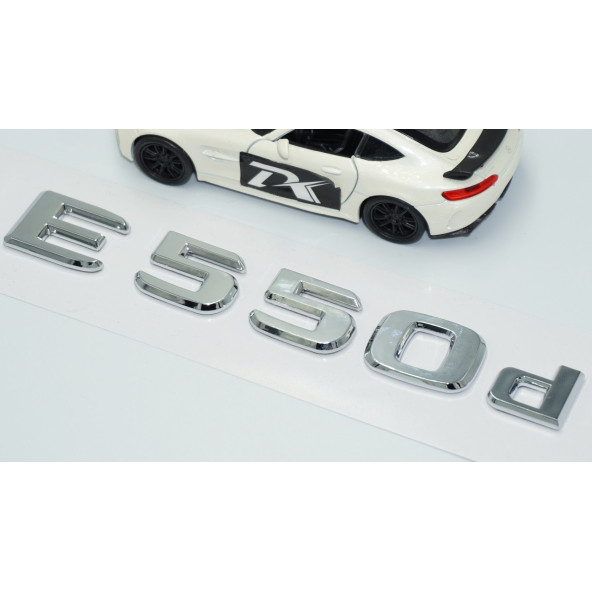 DK Tuning E550d Bagaj Krom ABS 3M 3D Yazı Logo Benz İle Uyumlu - 3