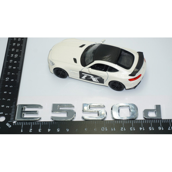 DK Tuning E550d Bagaj Krom ABS 3M 3D Yazı Logo Benz İle Uyumlu - 4