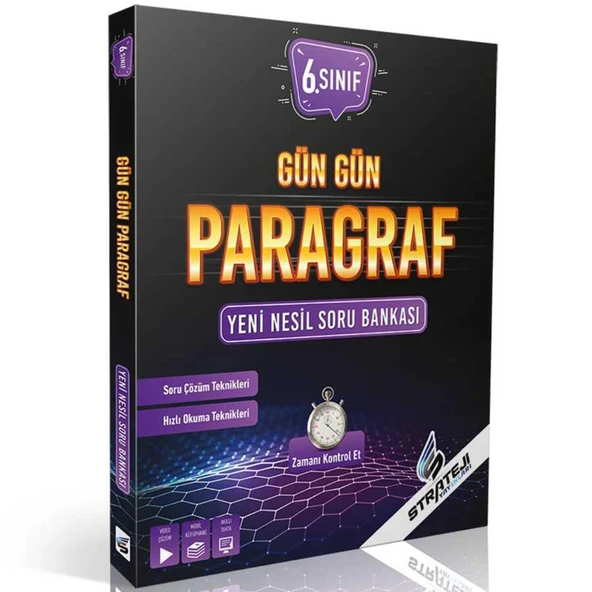 Strateji 6.Sınıf Gün Gün Paragraf Soru Bankası