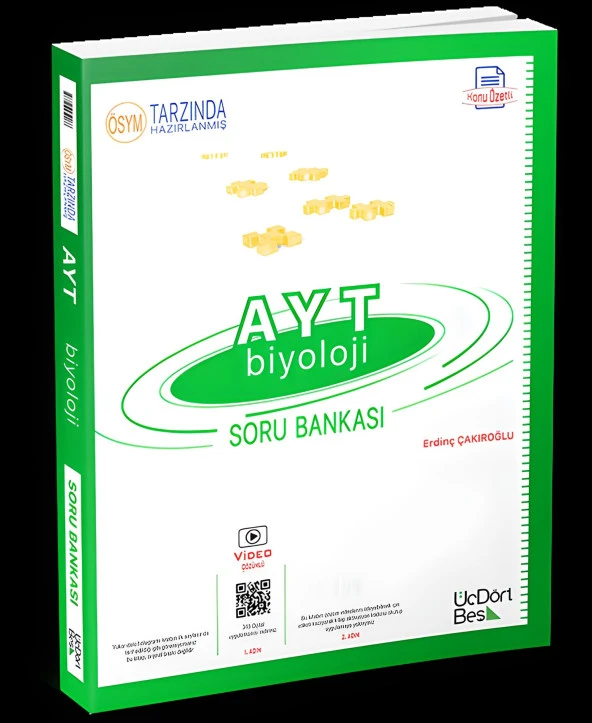 Üçdörtbeş Ayt Biyoloji Soru Bankası