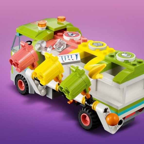 LEGO® Friends Geri Dönüşüm Kamyonu 41712 - 6 Yaş ve Üzeri Çocuklar Için Oyuncak Çöp Kamyonu Yapım Seti (259 Parça) - Resim 5