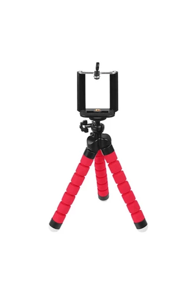 Süngerli Ahtapot Tripod Telefon Tutucu Mavi 27 cm - 4