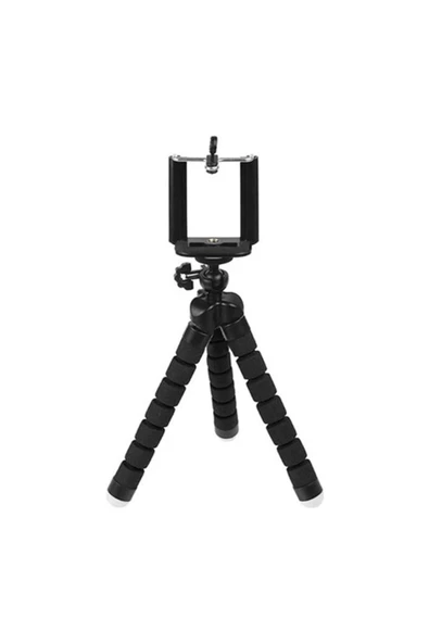 Süngerli Ahtapot Tripod Telefon Tutucu Mavi 27 cm
