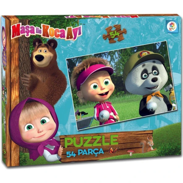 Laço Kids MB7539 Masha ile Koca Ayı 54 Parça Puzzle