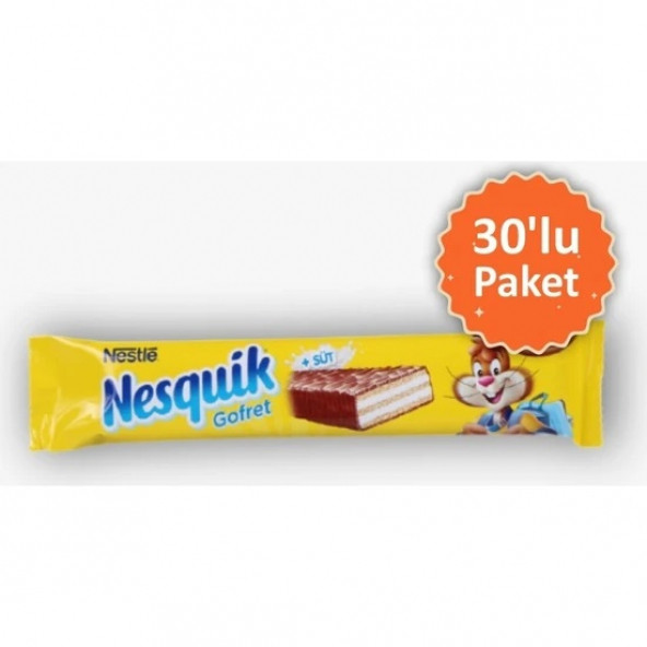 Nestle Nesquik Gofret 26,7 gr 30 Adet