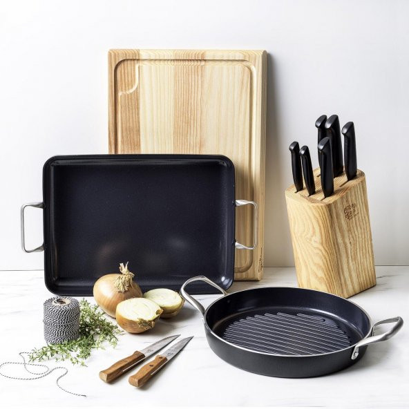 GreenPan Dişbudak 45 cm Kesme & Sunum Tahtası - 6