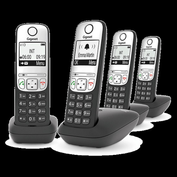 Gigaset A690 Quad 4 Ahizeli Dect Telsiz Telefon - 1
