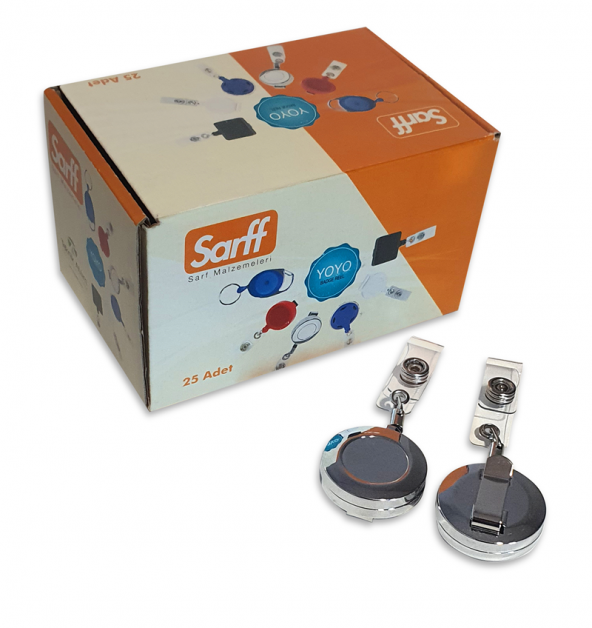 SARFF YUVARLAK KANCALI METAL YOYO (25 ADET) - 4