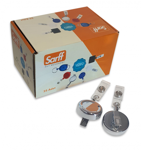 SARFF YUVARLAK TİMSAH AĞIZLI METAL YOYO  (25 ADET) - 3