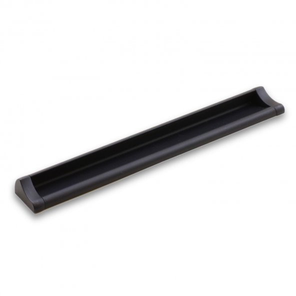 Mobilya Dolap Kapak Çekmece Kulpu Kulbu 192 mm Mat Siyah Metal Kulp - 2