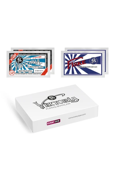 Mavi Koyu Toz Kumaş Boyası ürün görseli 1