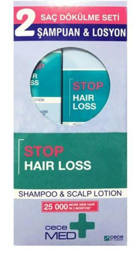 Cecemed Stop Hair Loss Şampuan 300 ml + Losyon 75 ml