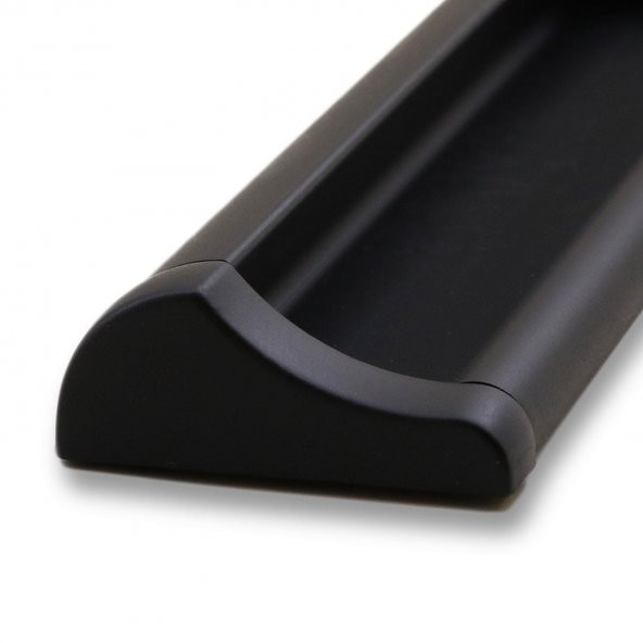 Mobilya Dolap Kapak Çekmece Kulpu Kulbu 128 mm Mat Siyah Metal Kulp - 6