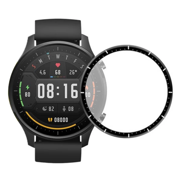 Xiaomi Watch Color 3D Full Kavisli PMMA Cam Ekran Koruyucu