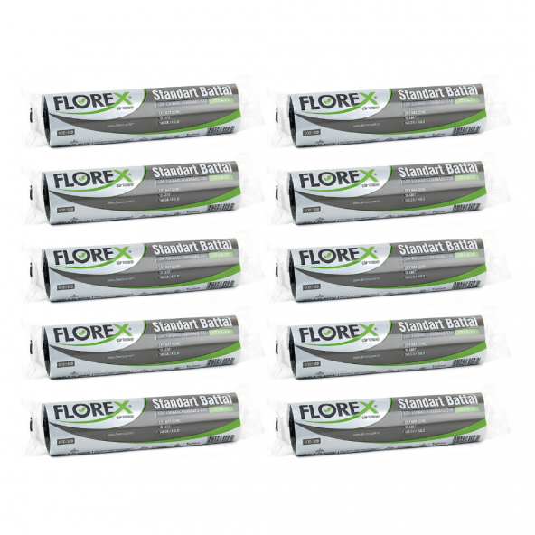 Florex Standart Battal Boy Çöp Torbası 72x95 Cm 10lu Rulo Siyah 10 Rulo (100 Adet) - 2