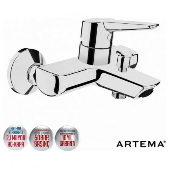 Artema Solid S Lavabo + Banyo Batarya Seti - 3