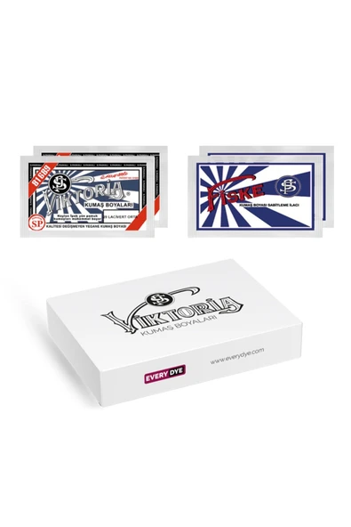 Viktoria Arkadaş Paket Kumaş Boyası Lacivert Orta 10gr ürün görseli 1