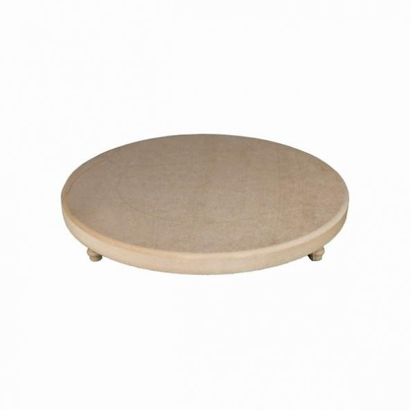 Ayaklı Yuvarlak Sunumluk 28x28cm SN24 - Resim 2