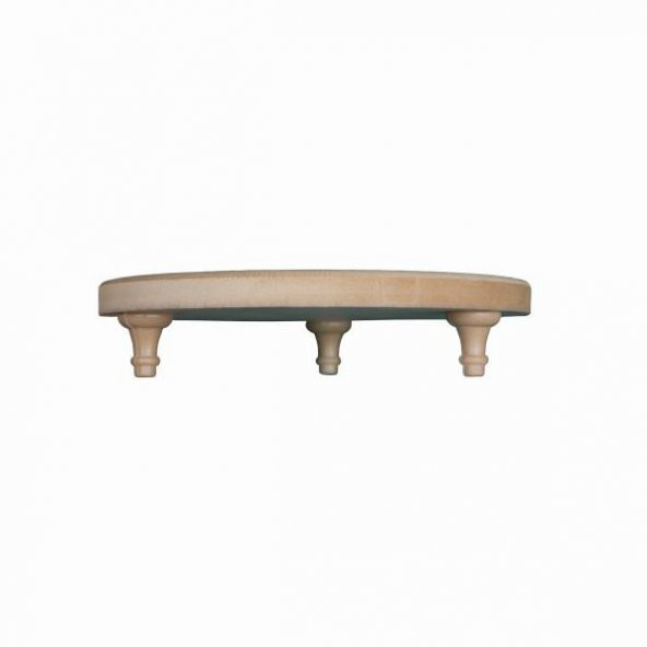 Ayaklı Yuvarlak Sunumluk 28x28cm SN24 - Resim 3