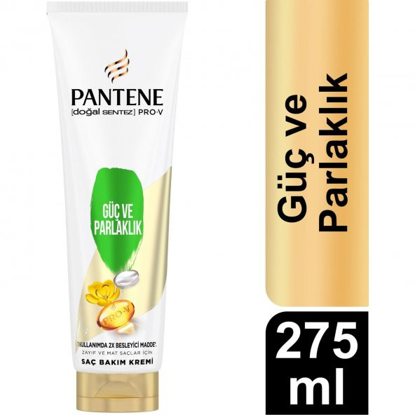 Pantene Saç Kremi Güç Ve Parlaklık 275 Ml